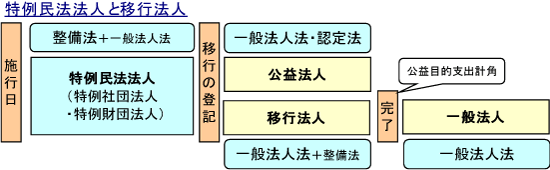 特例民法法人と移行法人